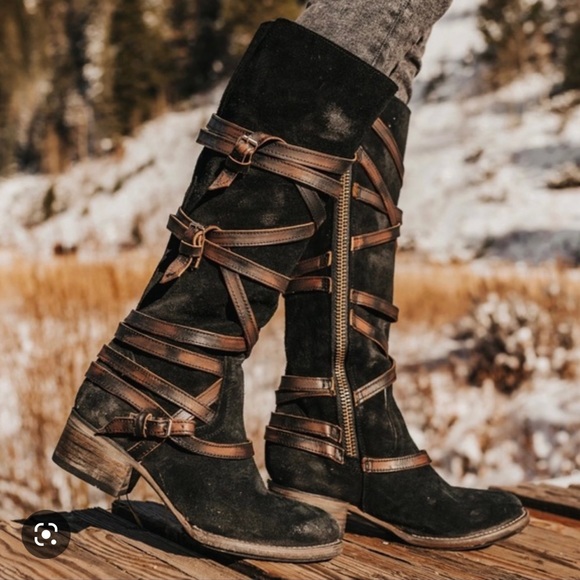 Freebird by Steven Shoes - FREEBIRD Garrett Boot - Black Suede